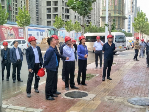 【领导关怀】荥阳市副市长邢留印一行赴米乐M6集团碧桂园龙城实验学校项目调研指导